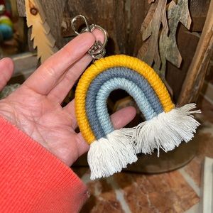 Rainbow bag/keychain charm. NWT
